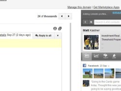 Use Smartr (Xobni) to organize your email contacts