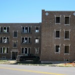 Construction progress of the gut rehab of the 12-family at 4920 Chippewa in South Hampton.