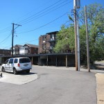 Construction progress of the gut rehab of the 12-family at 4920 Chippewa in South Hampton.