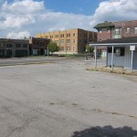 A look at the idle property at 2350 S Grand at the intersection with Sidney. A look at the idle property at 2350 S Grand at the intersection with Sidney.