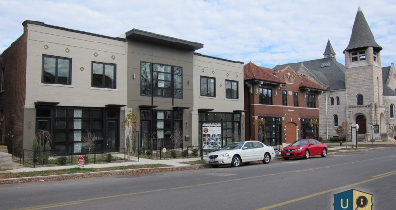 3201 Lafayette townhomes in the Gate District